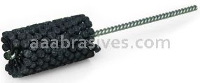 Weiler 34194 CrossFlex Standard Duty Bore Brush 1-1/8 Diameter 120 SC Grit