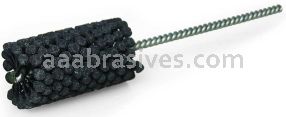 Weiler 34214 CrossFlex Standard Duty Bore Brush 1-3/4 Diameter 120 SC Grit