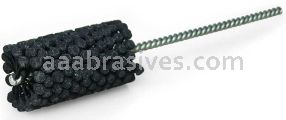 Weiler 34217 CrossFlex Standard Duty Bore Brush 1-3/4 Diameter 320 SC Grit