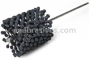 Weiler 34286 CrossFlex Heavy Duty Bore Brush 5 Diameter 120 SC Grit