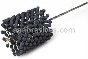 Weiler 34296 CrossFlex Heavy Duty Bore Brush 6 Diameter 240 SC Grit