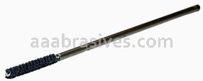 Weiler 34326 CrossFlex Standard Duty Bore Brush 8mm Diameter 320 SC with Collet