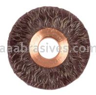 Weiler 35070 2" Polyflex Encapsulated Small Diameter Crimped Wheel .014" Steel Fill 1/2" Arbor Hole