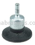 Weiler 35222 1-3/4" Polyflex Encapsulated Circular Flared Crimped Wire End Brush .006" Steel Fill