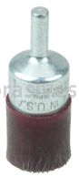 Weiler 35345 3/4" Polyflex Encapsulated Crimped Wire End Brush .0104" Steel Fill