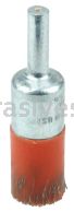 Weiler 35535 1/2" Polyflex Encapsulated Crimped Wire End Brush .0104" Steel Fill