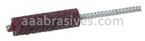 Weiler 35823 3/4" Polyflex Encapsulated Power Tube Brush .0104" Steel Wire Fill 2-1/2" Brush Length