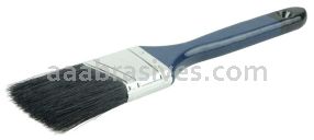 Weiler 40008 2" Angled Sash Brush Black China Bristle 2-1/4" Trim Length Blue Foam Handle