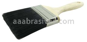 Weiler 40062 4" Wall Paint Brush Poly/Nylon Fill 3-1/4" Trim Length Sanded Wood Handle