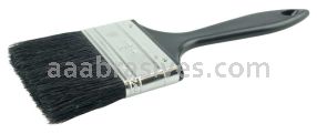 Weiler 40103 3" Industrial Varnish Brush Black China Bristle 2-1/4" Trim Length Blue Plastic Sash