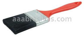 Weiler 40109 2" Industrial Varnish Brush Black Polyester 2" Trim Length Red Plastic Handle