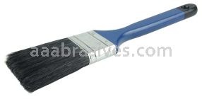 Weiler 40115 2" Flat Sash Brush Black China Bristle 3" Trim Length Blue Lacquered Handle