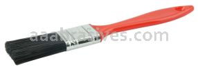 Weiler 40137 Vortec Pro 1" Disposable Chip & Oil Brush Black Synthetic 1-3/4" Trim Length Plastic Handle