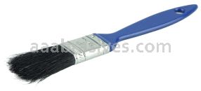 Weiler 40161 1" Vortec Pro Chip & Oil Brush Black Bristle 1-5/8" Trim Length Plastic Handle