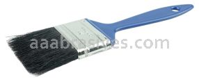 Weiler 40163 2" Vortec Pro Chip & Oil Brush Black Bristle 1-5/8" Trim Length Plastic Handle