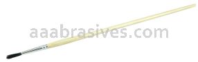 Weiler 41004 1/8" Marking Brush Black Bristle 3/4" Trim Length Long Handle