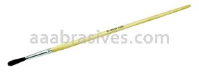 Weiler 41005 5/32" Marking Brush Black Bristle 15/16" Trim Length Long Handle