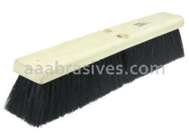 Weiler 42006 16" Medium Sweep Floor Brush Black Tampico Fill