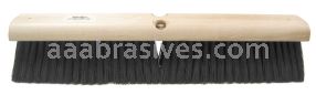 Weiler 42035 18" Medium Sweep Floor Brush Black Polypropylene Fill