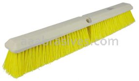 Weiler 42165 18" Perma-Sweep Floor Brush Yellow Polypropylene Fill