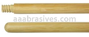 Weiler 42380 60" Bamboo Handle Threaded Wood Tip 15/16" Diameter