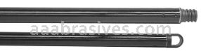 Weiler 42383 48" Metal Handle Threaded 3/4" Diameter Black