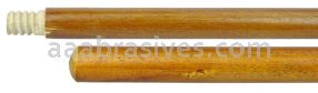 Weiler 44019 60" Hardwood Handle Threaded Wood Tip 1-1/8" Diameter