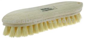 Weiler 44023 9" Pointed End Scrub Brush 1" Trim Length White Tampico Fill