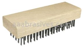 Weiler 44073 Butcher Block Brush Flat Wire Fill 1-1/4" Trim Length