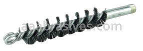 Weiler 44124 7/8" Single Spiral Flue Brush .012 Steel Fill