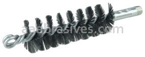Weiler 44128 1-1/2" Single Spiral Flue Brush .012 Steel Fill