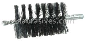 Weiler 44135 3" Single Spiral Flue Brush .012 Steel Fill