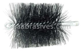 Weiler 44159 4-7/8" Double Spiral Flue Brush .012 Steel
