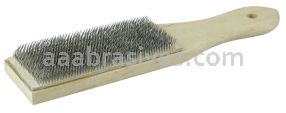 Weiler 44260 File Card Brush .012 Steel Fill