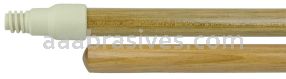 Weiler 44301 60" Hardwood Handle Perma-Flex Plastic Tip 15/16" Diameter