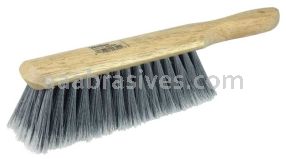 Weiler 44354 8" Counter Duster Flagged Silver Polystyrene Fill Fine Brushing