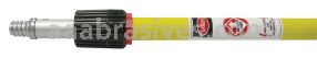 Weiler 44499 Telescoping Handle Threaded Metal Tip Extends 6'-12'"