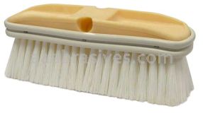 Weiler 44510 9-1/2" Truck Wash Brush Flagged White Polystyrene Fill