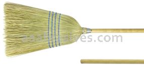 Weiler 44548 Light Industrial Upright Broom Corn & Fiber Fill 57" Overall Length