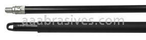 Weiler 44578 60" Metal Handle Heavy-Duty Metal Tip Black with Black Foam Cover