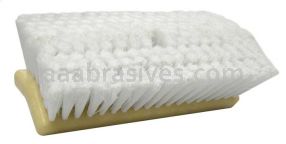 Weiler 44699 10" Bi-Level Scrub Brush Flagged White Polystyrene Fill