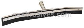 Weiler 45510 24" Floor Squeegee Curved Metal Frame Heavy-Duty Rubber Blade