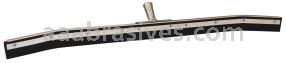 Weiler 45511 36" Floor Squeegee Curved Metal Frame Heavy-Duty Rubber Blade
