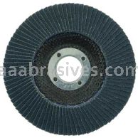 Weiler 51120V 4-1/2" Tiger Paw Flap Disc Conical Type 29 Phenolic Backing 60 Z 7/8" Arbor Hole Vending Ready