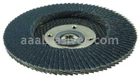 Weiler 51125V 4-1/2" Tiger Paw Flap Disc Conical Type 29 Phenolix Backing 60 Z 5/8"-11 UNC Nut Vending Ready