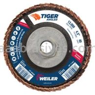 Weiler 51315 4-1/2 Tiger Angled Radial Ceramic Flap Disc 40C 5/8-11 Nut