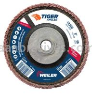 Weiler 51322 5 Tiger Angled Radial Ceramic Flap Disc 60C 5/8-11 Nut