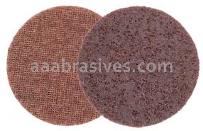 Weiler 51507 3" Non-Woven Surface Conditioning Disc Hook & Loop AO - Medium