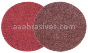 Weiler 51522 7" Non-Woven Surface Conditioning Disc Hook & Loop AO - Medium