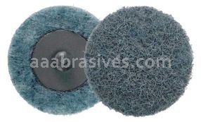 Weiler 51530 2" Non-Woven Surface Conditioning Disc Plastic Button Style AO - Very Fine